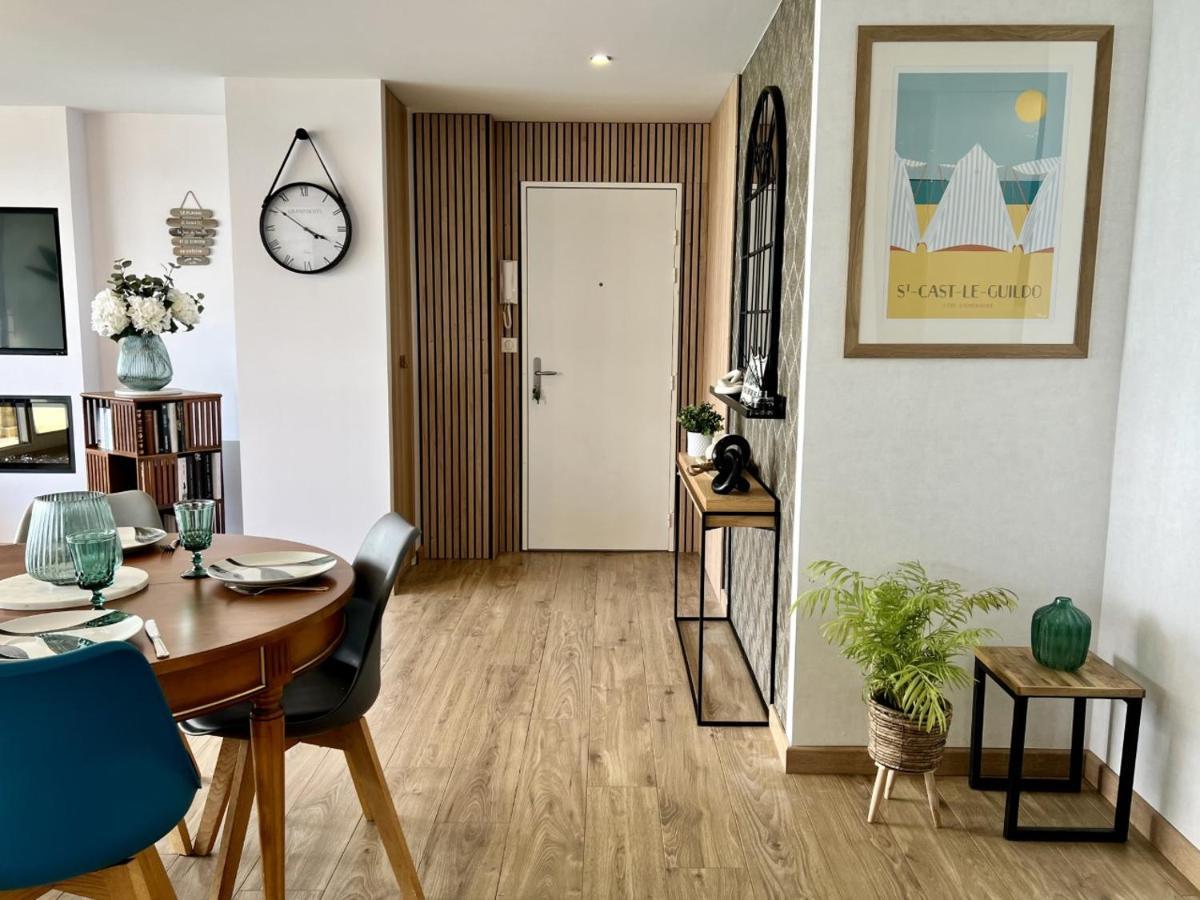 Appt Vue Mer Exceptionnelle Triple Expo - 70M 2Ch - Renove Saint-Cast-le-Guildo Dış mekan fotoğraf